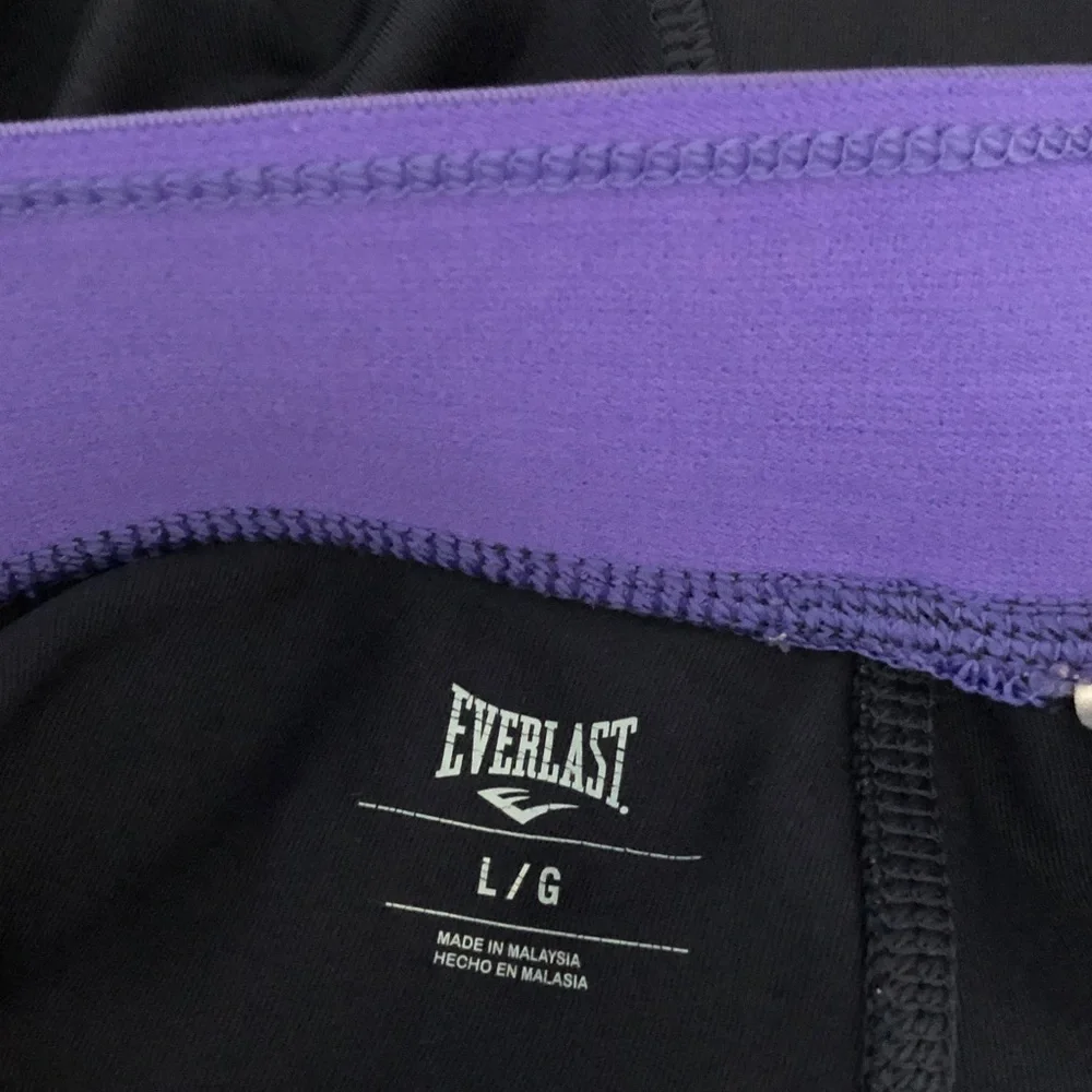 EVERLAST Women Front Geo Print Front Athletic Leggings | L